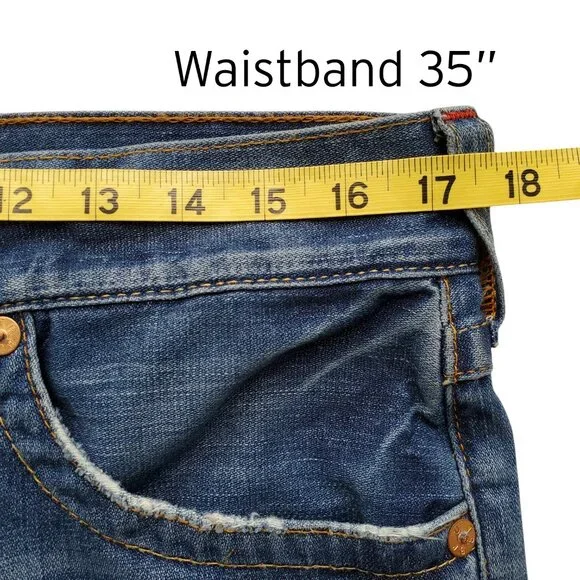 TRUE RELIGION Ricky Flap SN Straight Leg Men's 32 x 34 - Picture 11 of 16